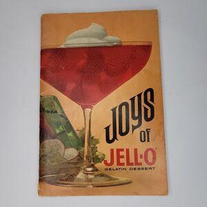 Joys of Jell-O Brand Gelatin Dessert Vintage Recipes Cookbook Booklet 1960s